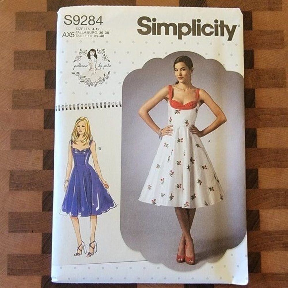 Simplicity 9284 - Patterns by Gertie - Uncut - Sizes 4-12